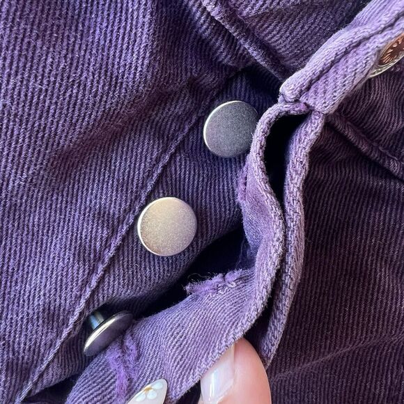 Vintage 80s Moda INTL Womens The London Jean Purple Mom Jeans High Rise 22 - Picture 7 of 10